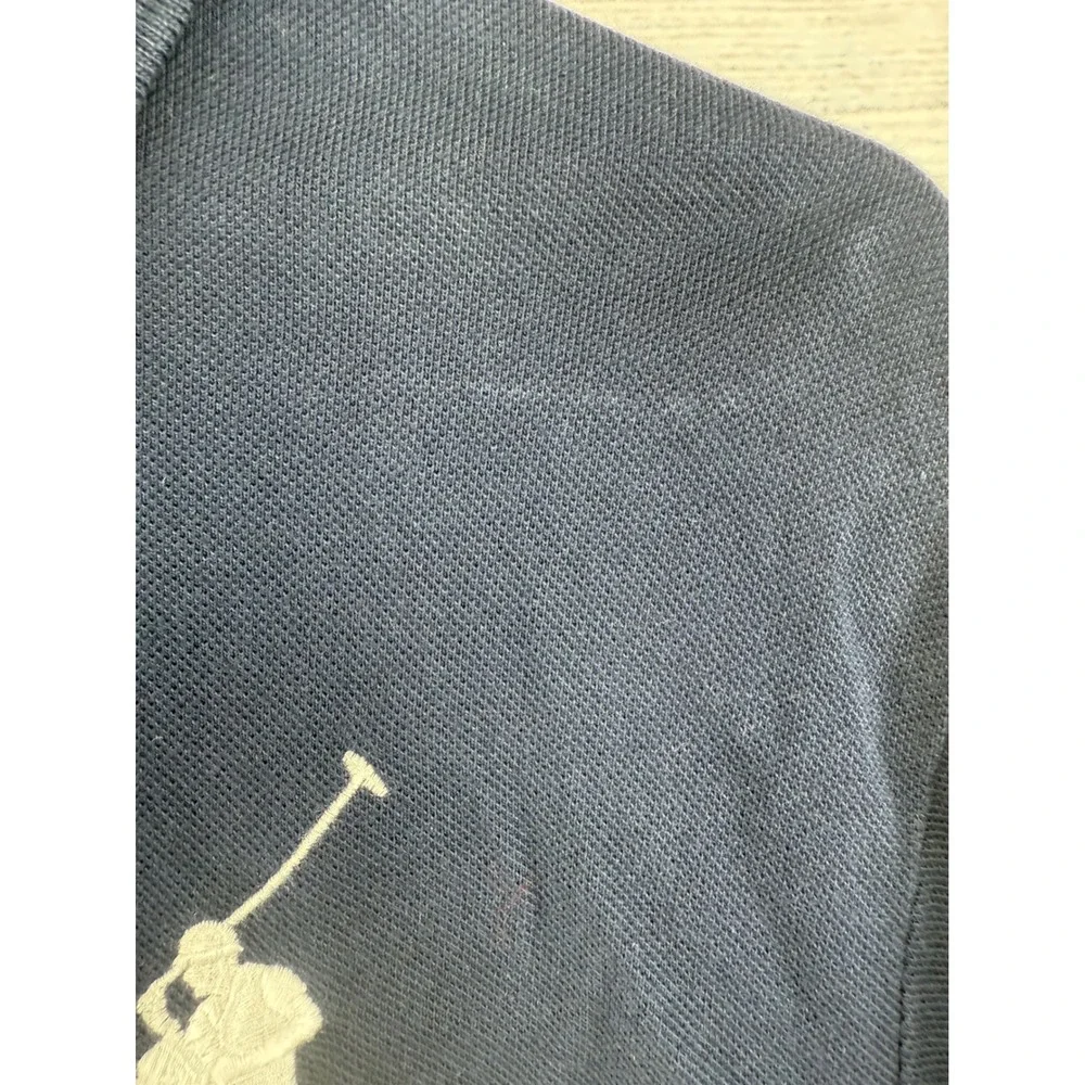 Polo Ralph Lauren Mens Big Pony Colorblock Polo Shirt Navy Yellow Red Medium